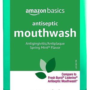 Amazon Basics Antiseptic Mouthwash, Mint